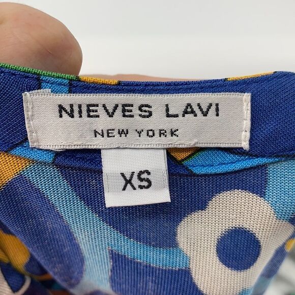 Nieves Lavi Kaftan Swim Cover Up Sz XS - Picture 5 of 5